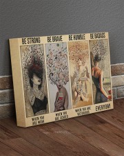 Be Strong Be Brave Be Humble Be Badass Hippie 14x11 Gallery Wrapped Canvas Prints aos-canvas-pgw-14x11-lifestyle-front-10