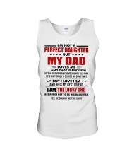 I'm Not A Perfect Daughter But My Dad Loves Me Unisex Tank tile