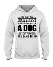 You Can't Buy Happiness But You Can Adopt A Dog Hooded Sweatshirt thumbnail