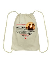 Never Forget That I Love You Grandma-Granddaughter Drawstring Bag tile
