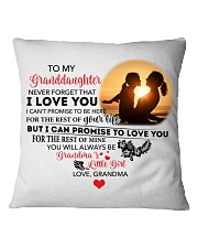 Never Forget That I Love You Grandma-Granddaughter Square Pillowcase tile