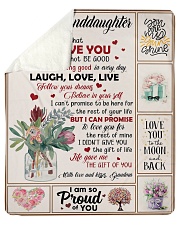 Never Forget That I LoveU-Grandma To Granddaughter Sherpa Fleece Blanket - 50" x 60" thumbnail