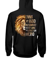 Lion Man Of God husband Step-Dad Hero Hooded Sweatshirt thumbnail