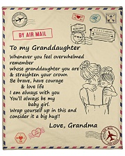 Granddaughter Be Brave Have Courage And Love Life Fleece Blanket - 50" x 60" front