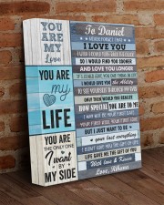 Personalized Never Forget I Love You To Boyfriend 11x14 Gallery Wrapped Canvas Prints aos-canvas-pgw-11x14-lifestyle-front-09