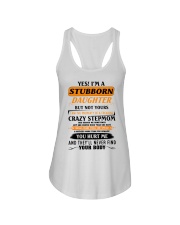 I'm A Stubborn Daughter Of A Crazy Stepmom Ladies Flowy Tank thumbnail
