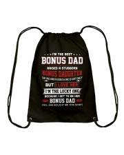 I'm The Best Bonus Dad Drawstring Bag thumbnail