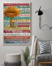 Daughter Be Brave Be Beautiful Just Do Your Best 11x17 Poster lifestyle-poster-1