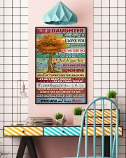 Daughter Be Brave Be Beautiful Just Do Your Best 11x17 Poster lifestyle-poster-6