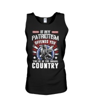 If My Patriotism Offends You Unisex Tank tile