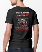 Walk Away I Am A Best Step Dad Classic T-Shirt lifestyle-mens-crewneck-back-5