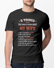5 Things You Should Know About My Wife Classic T-Shirt lifestyle-mens-crewneck-front-13