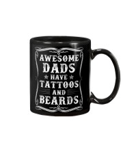 Awesome Dads Have Tattoos And Beards - For Dad Mug thumbnail
