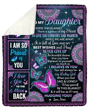Inside This Blanket Butterfly Mom To Daughter Sherpa Fleece Blanket tile