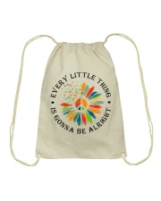 Every Little Thing Is Gonna Be Alright Hippie 2 Drawstring Bag tile