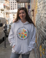 Every Little Thing Is Gonna Be Alright Hippie 2 Hooded Sweatshirt lifestyle-unisex-hoodie-front-1
