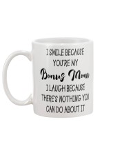 I Smile Because You're My Bonus Mom - To Bonus Mom Mug back
