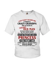 You Can't Scare Me Have Grandpa 5- Granddaughter Youth T-Shirt tile