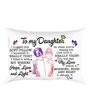 Daughter Hold It You'll Feel My Love Within In Rectangular Pillowcase front