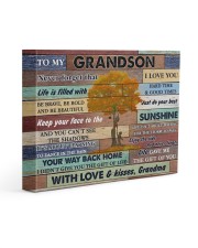Grandson Be Brave Be Bold And Just Do Your Best 14x11 Gallery Wrapped Canvas Prints front