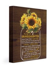 Never 4get That I Love U Grandma To Granddaughter 11x14 Gallery Wrapped Canvas Prints front