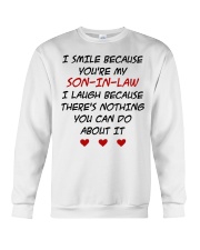 I Smile Because You're My Son-In-Law Crewneck Sweatshirt tile