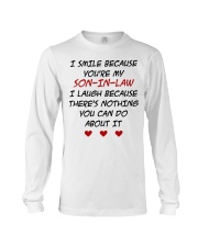 I Smile Because You're My Son-In-Law Long Sleeve Tee tile