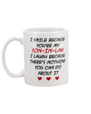 I Smile Because You're My Son-In-Law Mug back