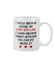 I Smile Because You're My Son-In-Law Mug front