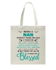 Being A Nan Makes Me Blessed Tote Bag thumbnail
