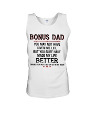 Bonus Dad Thank for putting up with Mom Unisex Tank thumbnail