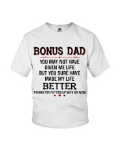 Bonus Dad Thank for putting up with Mom Youth T-Shirt thumbnail