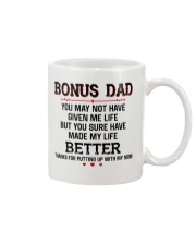 Bonus Dad Thank for putting up with Mom Mug thumbnail