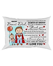 Dear My Bonus Dad Rectangular Pillowcase front