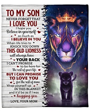Never Forget That I Love You Mom To Son Fleece Blanket - 50" x 60" front