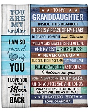Inside This Blanket A Piece Of My Heart GM To GD Fleece Blanket - 50" x 60" front