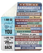 Inside This Blanket A Piece Of My Heart GM To GD Sherpa Fleece Blanket - 50" x 60" thumbnail