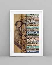Daughter Lion Remember Straighten Your Crown 11x17 Poster lifestyle-poster-5