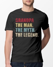 Grandpa The Man The Myth The Legend Classic T-Shirt lifestyle-mens-crewneck-front-13
