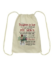 DIL You're Also My Daughter-In-Heart Drawstring Bag tile
