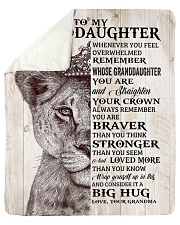 Lion - Whenever U Feel Grandma-Granddaughter Sherpa Fleece Blanket tile