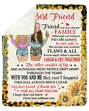 To My Best Friend Are Our Chosen Family Sherpa Fleece Blanket tile