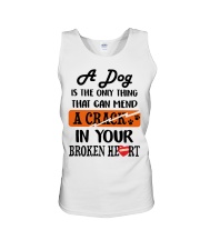 A Dog Is The Only Thing Unisex Tank thumbnail