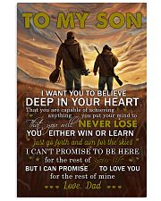 I Want U To Believe Deep In Your Heart Dad To Son Vertical Poster tile