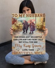 Our Home Ain't No Castle Wife To Husband 16x20 Gallery Wrapped Canvas Prints aos-canvas-pgw-16x20-lifestyle-front-23