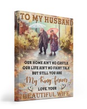 Our Home Ain't No Castle Wife To Husband 16x20 Gallery Wrapped Canvas Prints front