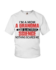 I'm a Mom a Grandma and a retired Science Youth T-Shirt tile
