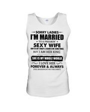 Sorry Ladies I'm Married to a Freakin' sexy wife Unisex Tank thumbnail