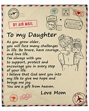 You'll Face Many Challenges - Mom To Daughter Fleece Blanket - 50" x 60" front