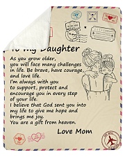 You'll Face Many Challenges - Mom To Daughter Sherpa Fleece Blanket - 50" x 60" thumbnail